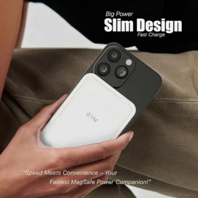Buy EnMag Pro Power Bank - White in bulk for Corporate Gifting | Corporate Gyft