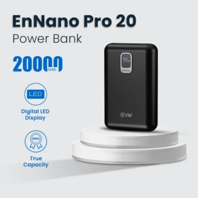 Buy Ennano Pro 20 Power Bank - Black in bulk for Corporate Gifting | Corporate Gyft
