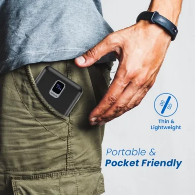 Buy Ennano Pro 20 Power Bank - Black in bulk for Corporate Gifting | Corporate Gyft