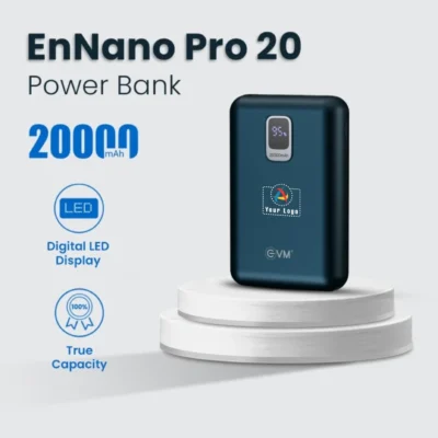 Buy Ennano Pro 20 Power Bank - Seagreen in bulk for Corporate Gifting | Corporate Gyft