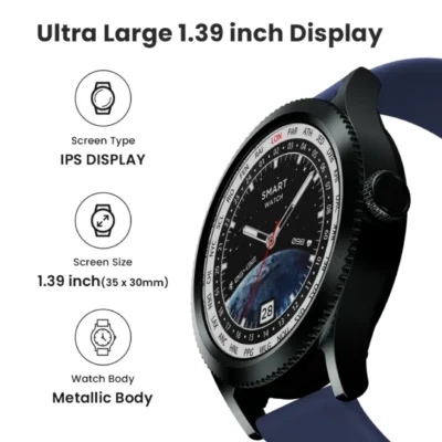 Buy EnVoke Smart Watch Blue in bulk for Corporate Gifting | Corporate Gyft