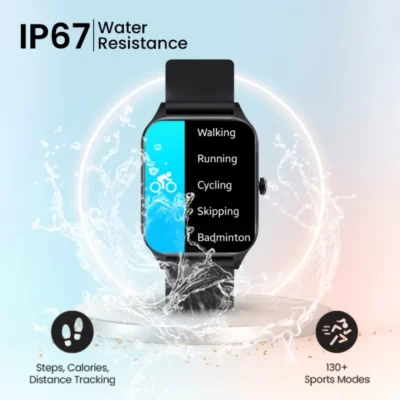 Buy EnWrist Smart Watch Black in bulk for Corporate Gifting | Corporate Gyft