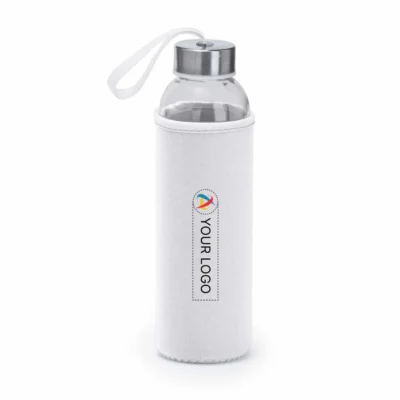 Buy Goblet Glass Bottle - White in bulk for Corporate Gifting | Corporate Gyft
