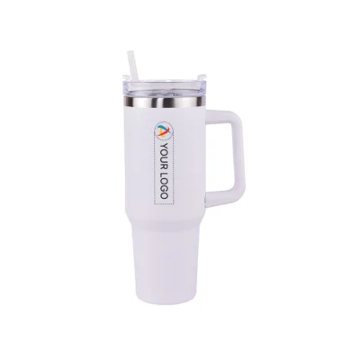 Buy White Hydra Travel Mug in bulk for Corporate Gifting | Corporate Gyft
