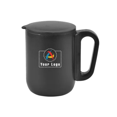 Buy Lisbon Jr Black Travel Mug in bulk for Corporate Gifting | Corporate Gyft