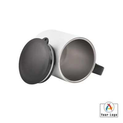Buy Lisbon Jr White Travel Mug in bulk for Corporate Gifting | Corporate Gyft