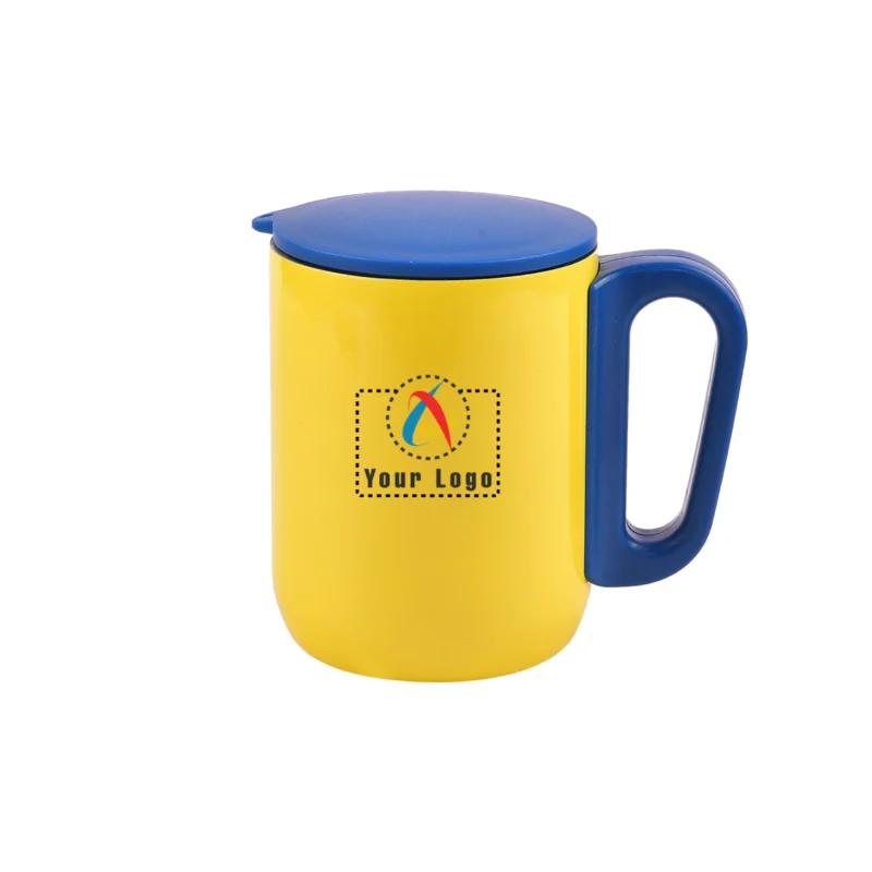 Buy Lisbon Jr Colors Travel Mug - Yellow in bulk for Corporate Gifting | Corporate Gyft