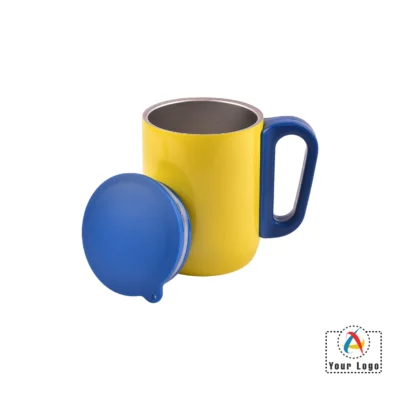 Buy Lisbon Jr Colors Travel Mug - Yellow in bulk for Corporate Gifting | Corporate Gyft