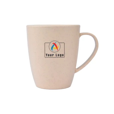 Buy Natura Wheat Fiber Cup - White in bulk for Corporate Gifting | Corporate Gyft