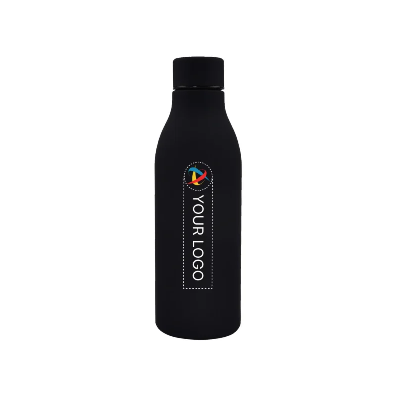 Buy Rubbl Black Vacuum Bottle in bulk for Corporate Gifting | Corporate Gyft