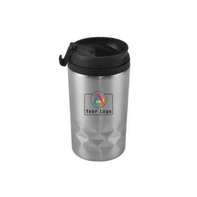 Buy Toby Silver Travel Mug in bulk for Corporate Gifting | Corporate Gyft