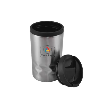Buy Toby Silver Travel Mug in bulk for Corporate Gifting | Corporate Gyft