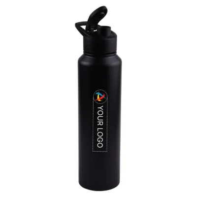 Buy Omega Black Sports Bottle in bulk for Corporate Gifting | Corporate Gyft