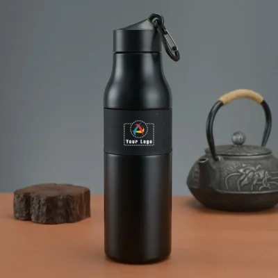 Buy Orion Black Sports Bottle in bulk for Corporate Gifting | Corporate Gyft