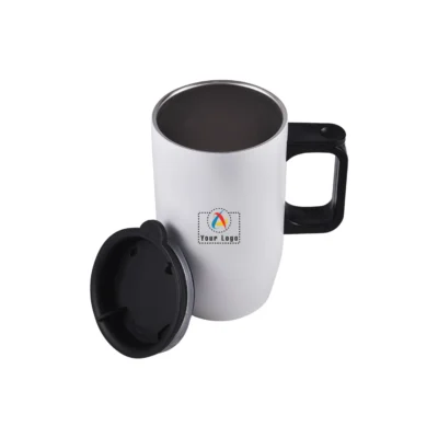 Buy Vento White Travel Mug in bulk for Corporate Gifting | Corporate Gyft
