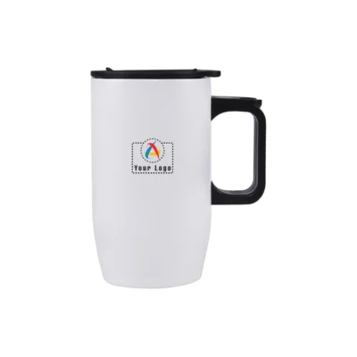 Buy Vento White Travel Mug in bulk for Corporate Gifting | Corporate Gyft