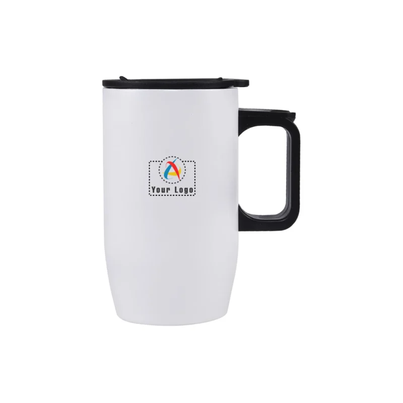Buy Vento White Travel Mug in bulk for Corporate Gifting | Corporate Gyft