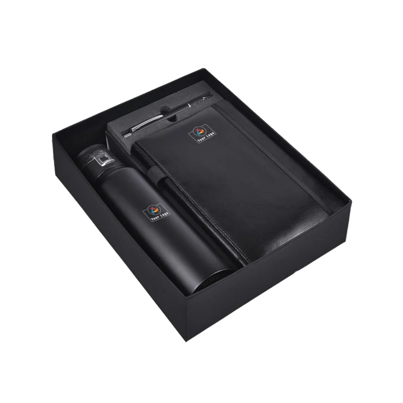 Buy 3-In-1 Gift Set Collection - Black in bulk for Corporate Gifting | Corporate Gyft