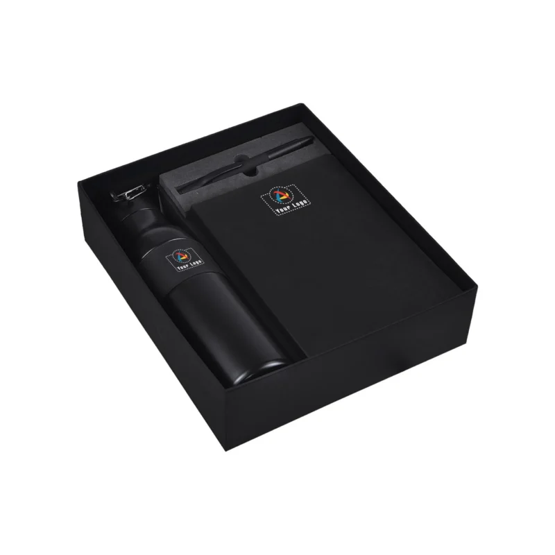 Buy 3-In-1 Gift Set - Black in bulk for Corporate Gifting | Corporate Gyft
