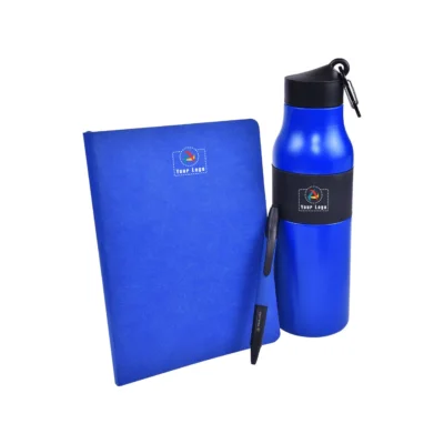 Buy 3-In-1 Gift Set - Blue in bulk for Corporate Gifting | Corporate Gyft