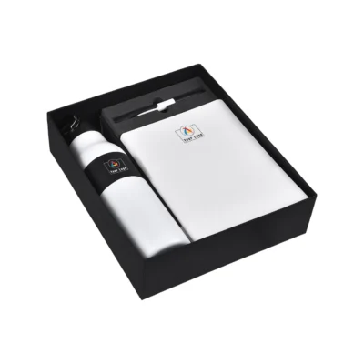 Buy 3-In-1 Gift Set - White in bulk for Corporate Gifting | Corporate Gyft