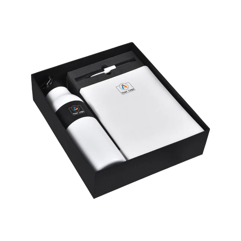 Buy 3-In-1 Gift Set - White in bulk for Corporate Gifting | Corporate Gyft