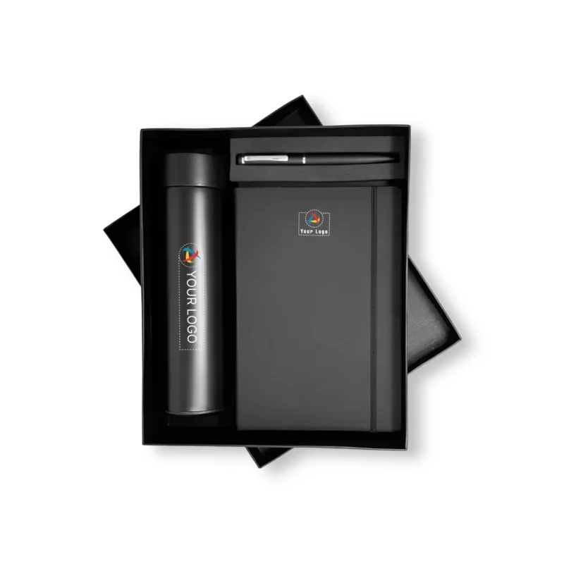 Buy 3-In-1 Smart Gift Set - Black in bulk for Corporate Gifting | Corporate Gyft