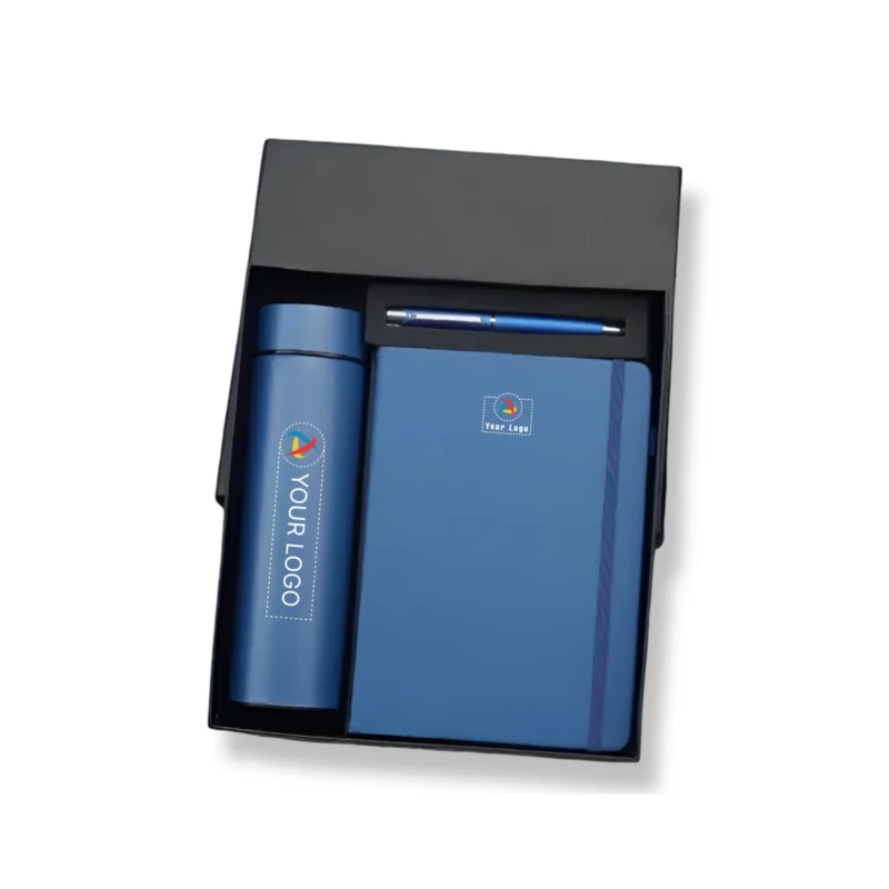 Buy 3-In-1 Smart Gift Set - Blue in bulk for Corporate Gifting | Corporate Gyft