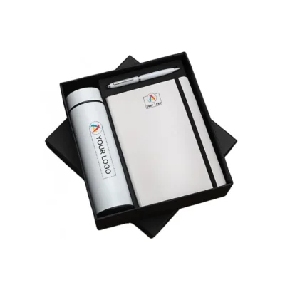 Buy 3-In-1 Smart Gift Set - White in bulk for Corporate Gifting | Corporate Gyft