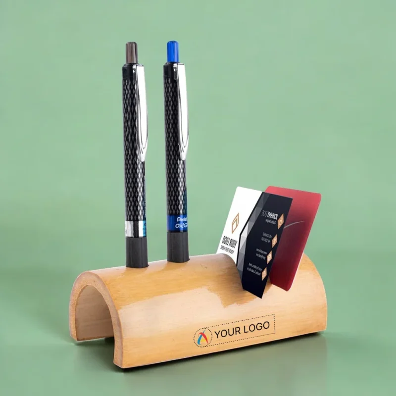 Buy Bamboo 2-In-1 Card Holder in bulk for Corporate Gifting | Corporate Gyft