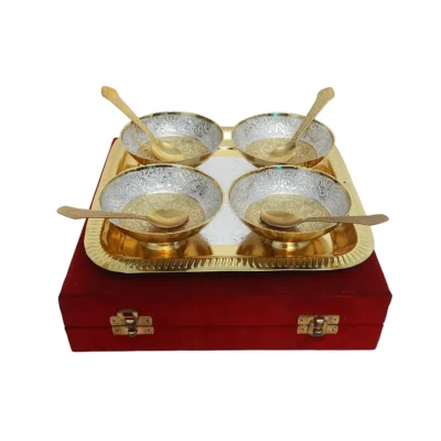 Buy Brass Bowl Set of 9 in bulk for Corporate Gifting | Corporate Gyft
