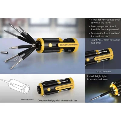 Buy Folding Toolkit with LED Torch in bulk for Corporate Gifting | Corporate Gyft