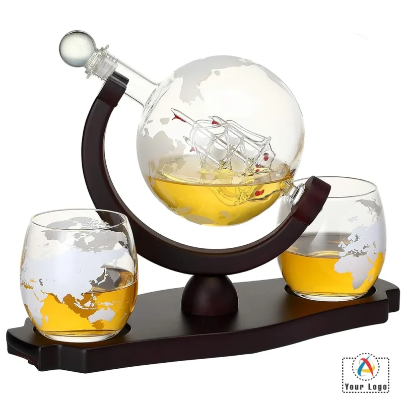 Buy Gothrill Whiskey Globe Set in bulk for Corporate Gifting | Corporate Gyft