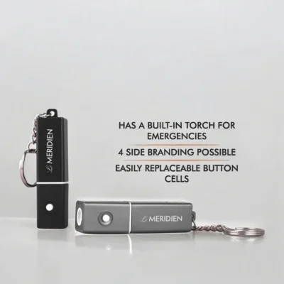 Buy PowerGlow Keychain with Torch in bulk for Corporate Gifting | Corporate Gyft