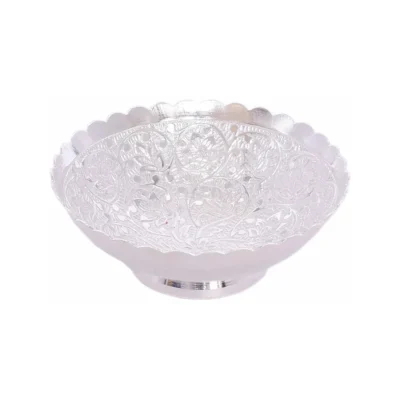 Buy Silver Plated Brass Bowl Set of 5 in bulk for Corporate Gifting | Corporate Gyft