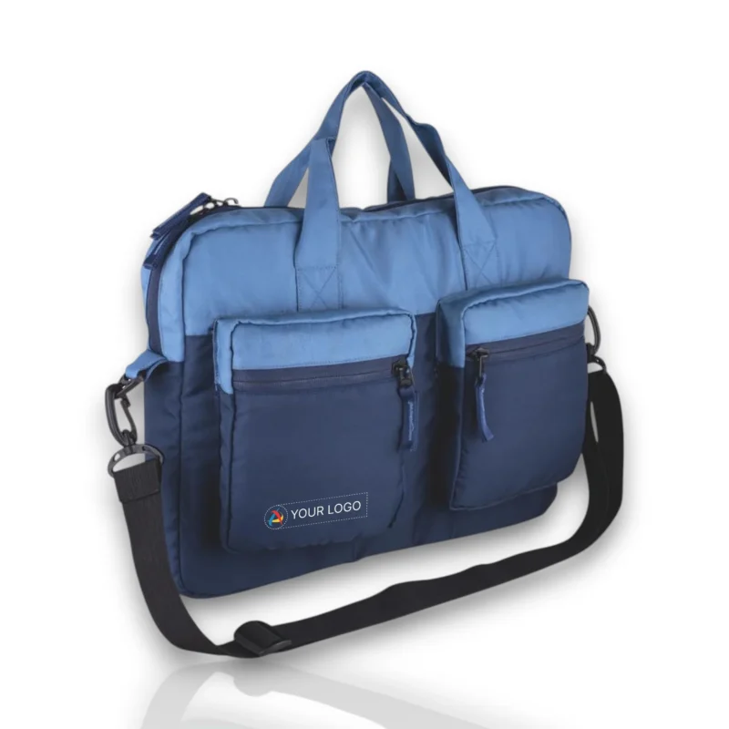 Buy Slim 2 Tone Laptop Bag in bulk for Corporate Gifting | Corporate Gyft
