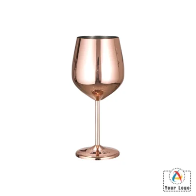Buy Stemmed Wine Glass Set of 2 - Bronze in bulk for Corporate Gifting | Corporate Gyft