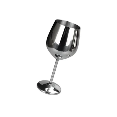Buy Stemmed Wine Glass Set of 2 - Silver in bulk for Corporate Gifting | Corporate Gyft