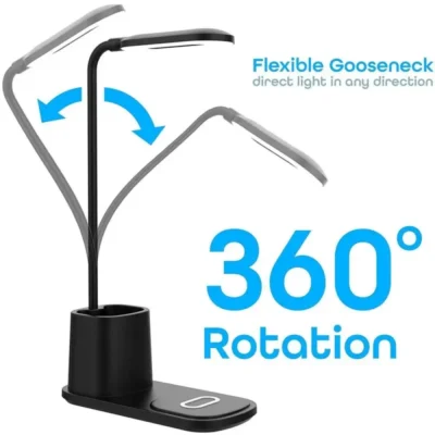 Buy Lustre LED Desk Lamp - Black in bulk for Corporate Gifting | Corporate Gyft