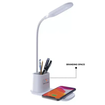 Buy Lustre LED Desk Lamp - White in bulk for Corporate Gifting | Corporate Gyft
