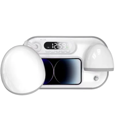 Buy Cloud Wireless Charger with Lamp and Speaker in bulk for Corporate Gifting | Corporate Gyft