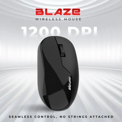 Buy Blaze Wireless Mouse - Black in bulk for Corporate Gifting | Corporate Gyft