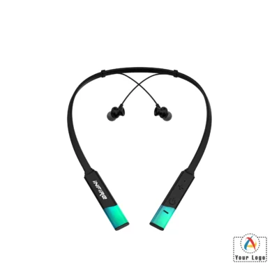 Buy Fire Band Wireless Flexible Neckband - Green in bulk for Corporate Gifting | Corporate Gyft
