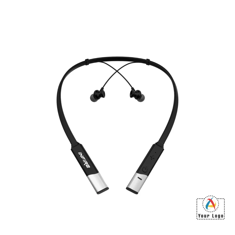 Buy Fire Band Wireless Flexible Neckband - White in bulk for Corporate Gifting | Corporate Gyft