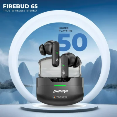 Buy Firebud 65 True Wireless Stereo Earbud - Black in bulk for Corporate Gifting | Corporate Gyft