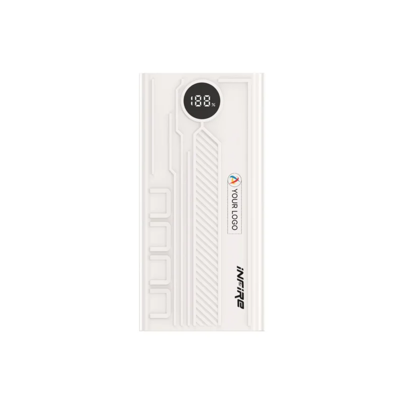 Buy Flash Power Bank - White in bulk for Corporate Gifting | Corporate Gyft
