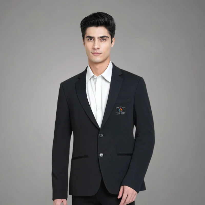 Buy Jack and Jones Daniel Knit Blazer - Black in bulk for Corporate Gifting | Corporate Gyft