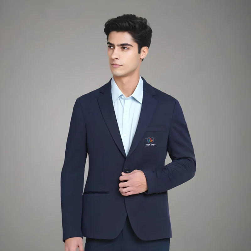 Buy Jack and Jones Daniel Knit Blazer - Navy Blue in bulk for Corporate Gifting | Corporate Gyft