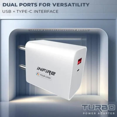 Buy Turbo Qc Power Adapter in bulk for Corporate Gifting | Corporate Gyft