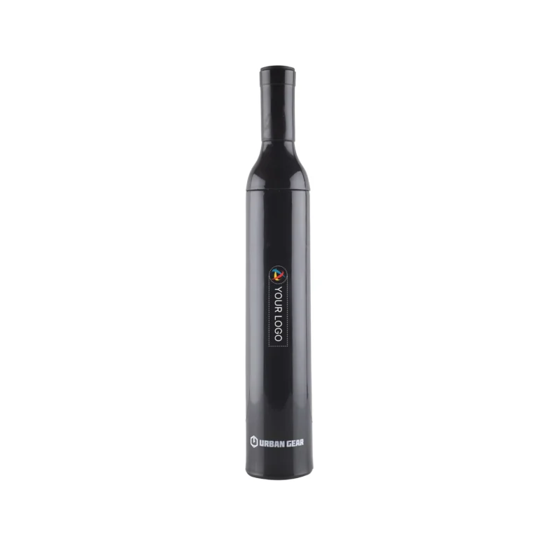 Buy Black Folding Umbrella in a Bottle - Botl in bulk for Corporate Gifting | Corporate Gyft